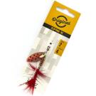 Блесна вращающаяся Lucky John SPIN X LONG 02 CR, 4г