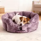 Лежанка Mr.Kranch для собак круглая Сирень 50*40*20см