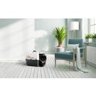 Переноска SAVIC Trotter 1 для животных до 5 кг с металлической дверью Серый с Антрацитом, 49*33*30см