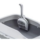 Лоток IDEA "ПЕРВЫЙ" для кошек с высоким бортом, совком и миской Смоки, 41*29см