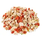 100г Лакомство Smile King для грызунов Плющеный горох, Кукуруза и Морковь