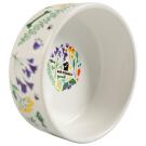 Миска керамическая Mr.Kranch для собак Цветы Прованса Васильковая, 420мл