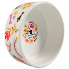 Миска керамическая Mr.Kranch для собак Цветы Прованса Розовая, 420мл