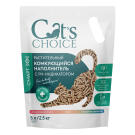 Наполнитель Cat's choice растительный комкующийся с pH-индикатором, 6л (2,5кг)
