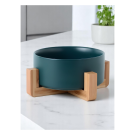 Миска керамическая Red Bow для животных на подставке Зелёная, 300мл