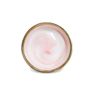 Миска керамическая Red Bow для животных на подставке Розовая мрамор/золото, 400мл