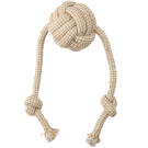 Игрушка Mr.Kranch для собак Мяч из каната на шнуре, 48*8см