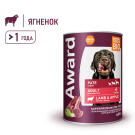 400г Консерва Award для взрослых собак паштет из Ягненка с яблоком (срок 16.06.2026)