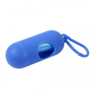 Диспенсер Potty Pot синий с биоразлагаемыми пакетами для выгула собак 1 рулон