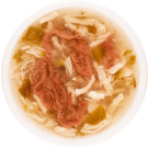 4*35г Лакомство "Деревенские лакомства" для кошек суп из Курицы с говядиной и шпинатом