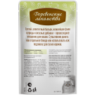 4*35г Лакомство "Деревенские лакомства" для кошек суп из Курицы с говядиной и шпинатом
