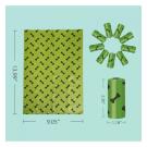 Набор Potty Pot для выгула собак Диспенсер зелёный и 18 рулонов биоразлагаемых пакетов