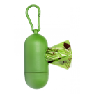 Набор Potty Pot для выгула собак Диспенсер зелёный и 18 рулонов биоразлагаемых пакетов