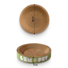 Когтеточка-лежанка Red Bow круглая картонная L, 50*9см