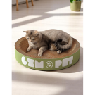 Когтеточка-лежанка Red Bow круглая картонная L, 50*9см