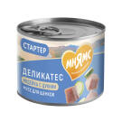 200г Влажный корм Мнямс Delicatesse "Мусс по-французски" для щенков до 4 месяцев Индейка с цукини