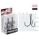 Крючки-тройники Lucky John PREDATOR серия LJH234 001/0, 6шт