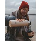 Термос Арктика бытовой вакуумный питьевой Песок, 1000мл