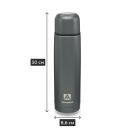 Термос Арктика бытовой вакуумный питьевой Графит, 1000мл