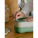 Ланч-бокс Арктика Зелёный/Бежевый, 1350мл