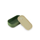 Ланч-бокс Арктика Зелёный/Бежевый, 1350мл