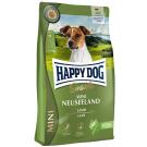 10кг Корм Happy Dog Mini Neuseeland: Lamm&Reis 24/12 гипоаллергенный для взрослых собак мелких пород с чувствительным пищеварением с Ягнёнком и рисом