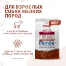 0,8кг Корм Monge Puppy&Junior Mini SP Monoprotein Lamb/Rice для щенков мелких пород с 2 месяцев c Ягненком и рисом