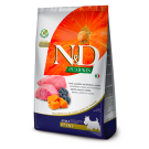 7кг Корм Farmina N&D Grain Free Pumpkin Dog Lamb & Blueberry Adult Mini беззерновой для взрослых собак мелких пород с Ягненком, черникой и тыквой