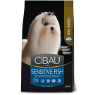 0,8кг Корм Farmina Cibau Sensitive Fish Mini для взрослых собак мелких пород с чувствительным пищеварением с Рыбой