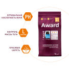 10кг Корм Award Sterilized для взрослых стерилизованных кошек с Белой рыбой с добавлением семян льна, клюквы и цикория