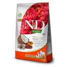 0,8кг Корм Farmina N&D Grain Free Quinoa Dog Skin & Coat Herring/Coconut беззерновой для взрослых собак для здоровья кожи и шерсти с Сельдью, киноа и кокосом