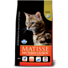 10кг Корм Farmina Matisse Neutered Salmon для кастрированных котов и стерилизованных кошек с Лососем