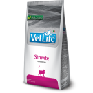 2кг Корм Farmina Vet Life Cat Struvite диета для взрослых кошек и котов с мочекаменной болезнью струвитног о типа
