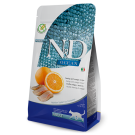 1,5кг Корм Farmina N&D GF Ocean Cat Herring & Orange Adult беззерновой для взрослых кошек с Сельдью и апельсином