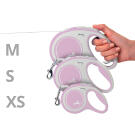 Поводок-рулетка Flexi NEW COMFORT для собак ременной Розовый M, 5м (25кг)