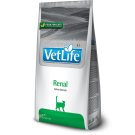 5кг Корм Farmina Vet Life Cat Renal диета при заболеваниях почек, вспомог ательное средство в терапии застойной сердечной недостаточности