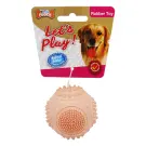 Игрушка Jolly Pooch Мяч для собак резиновый мультиструктурный с ароматом Мяты Оранжевый, 5,8см