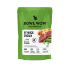 85г Влажный корм Bowl Wow для котят и беременных кошек кусочки с Ягнёнком и Овощами в соусе