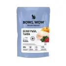 85г Влажный корм Bowl Wow для котят и беременных кошек кусочки Белой рыбы с Тыквой в соусе
