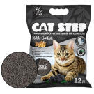 Наполнитель Cat Step Tofu Carbon растительный комкующийся, 12л (5,4кг)