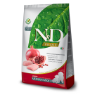 12кг Корм Farmina N&D Grain Free Chicken & Pomegranate LARGE Puppy беззерновой для щенков крупных пород, беременных и кормящих собак с Курицей и гранатом