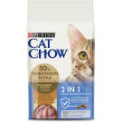 400гр Корм CAT CHOW для взрослых кошек 3в1