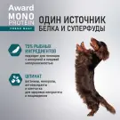 100г Влажный корм AWARD Monoprotein для взрослых собак паштет из Лосося со Шпинатом
