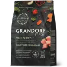 3кг Корм GRANDORF DOG Fresh Turkey&Sweet Potato Adult Medium & Maxi для взрослых собак средних и крупных пород с Индейкой и бататом