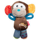 Игрушка Gigwi PLUSH FRIENDZ для собак Обезьянка с пищалкой, 16см