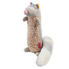 Игрушка Gigwi PLUSH FRIENDZ для собак Енот с пищалкой, 17см