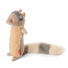 Игрушка Gigwi PLUSH FRIENDZ для собак Енот с пищалкой, 17см