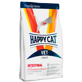 1кг Корм Happy Cat VET Intestinal Adult для кошек с проблемами пищеварительной системы с мясом Курицы