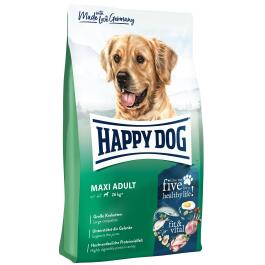 14кг Корм Happy Dog Maxi Adult 23/13 для взрослых собак крупных пород с непереносимостью глютена с Птицей, ягнёнком и морепродуктами
