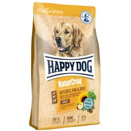 11кг Корм Happy Dog NaturCroq Geflugel Pur&Reis для взрослых собак всех пород с чувствительным пищеварением с Птицей и рисом